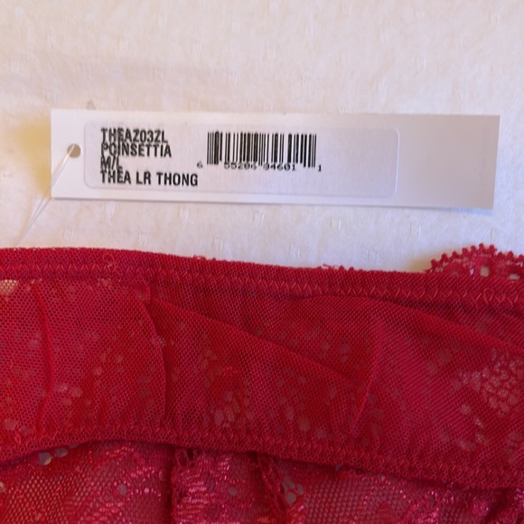 Cosabella Poinsettia Lace Thong - Picture 3 of 3